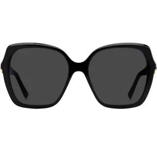 Jimmy Choo Manon/G/S 807 IR schwarze Sonnenbrille