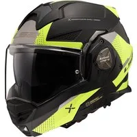 LS2 Motorradhelm FF901 Advant X Oblivion Klapphelm, Bluetooth, reflektierende, Sonnenvisier, Pinlock, Klapphelm, Ratsche