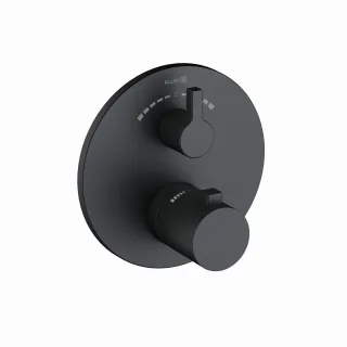 Kludi NOVA FONTE Unterputz-Thermostatarmatur m. Funktionseinh. für 88022,mattschwarz, 208103915 208103915