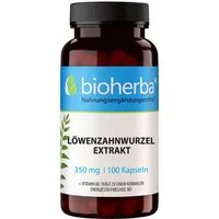 BIOHERBA R Bioherba Löwenzahnwurzel Extrakt 350 mg 100 Kapseln Nahrungsergänzungsmittel, 1 er