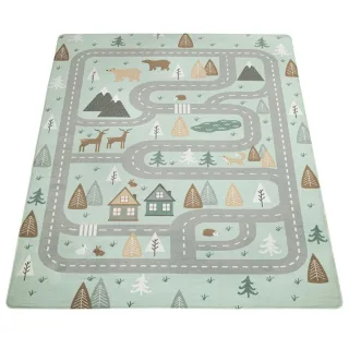 Paco Home Kinderteppich, Türkis, Textil, Rechteckig, 120x160 cm, strapazierfähig, für Fußbodenheizung geeignet, Teppiche & Böden, Teppiche, Teppich Kinderzimmer
