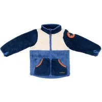 Villervalla Fleecejacke Colorblock Unisex Kinder Strickjacke, Übergangsjacke, Sweatjacke, Outdoorjacke, Wanderjacke