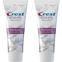 Crest Zahnpflege-Set 3D White Brilliance Accelerator Intensiv Zahnweiss 75ml -, 2-tlg.