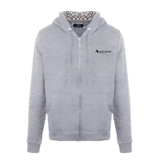 Aquascutum - Kapuzenpullover für Herren, Leger (Grau)