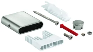 Grohe Brausestangenhalter 48425 für Rainshower SmartActive supersteel, 48425DC0 48425DC0