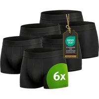 Kemes Boxershorts Unterhosen Herren mit ÖKO-TEX Boxershorts Unterwäsche Männer (Set, 6er-Pack) kein kratzendes Etikett