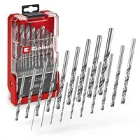 Einhell Bohrer- und Bit-Set Original Einhell 19-tlg. HSS-G Metallbohrer-Set (HSS 4241 Stahl, hochg, (19x HSS-G Metallbohrer (1 / 1,5 / 2 / 2,5 / 3 / 3,5 / 4 / 4,5 / 5 / 5,5 / 6 / 6,5 / 7 / 7,5 / 8 / 8,5 / 9 / 9,5 / 10 mm), 1x Aufbewahrungskassette (1
