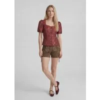 Spieth & Wensky Trachtenbluse Kedri mit Blumenmuster