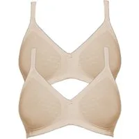 Susa Set: Bügelloser BH 2er Pack BH ohne Bügel Topsy (Spar-Set, 2-tlg)