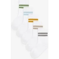 Next Kurzsocken Gerippte Socken mit hohem Baumwollanteil, 5er-Pack (5-Paar)