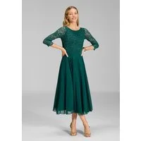 SWING Abendkleid Taillierter Schnitt mit ausgestelltem Rockteil