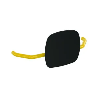 Hewi 801 Rückenstütze 801.51.907318 Wandabstand 230mm, Lehne tiefschwarz, senfgelb