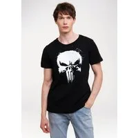 LOGOSHIRT T-Shirt Marvel - Punisher TV Skull mit lizenziertem Print