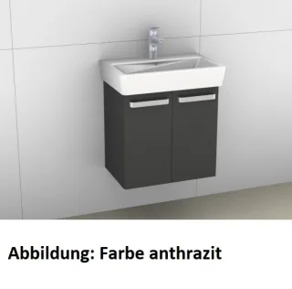 Artiqua 413 Waschtischunterschrank für Renova Compact 226155 Eiche Ribbeck quer NB, 413-WU2T-K123-71 413-WU2T-K123-7187-444