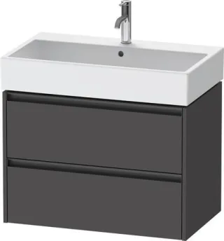 Duravit Ketho.2 Waschtischunterbau wandhängend Graphit Matt 784x460x549 mm - K25277049490000 K25277049490000