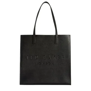 Ted Baker Crosshatch Große Schwarze Icon Tasche