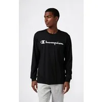 Champion T-Shirt BASICS Long-Sleeve T-Shirt Large Logo Langarm-Design, sportlicher Stil, aus Baumwolle