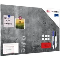 ALLboards Magnettafel ALLboards Metallische Magnettafel BETONMAUER ZEMENTMAUER