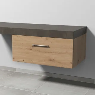 Sanipa Anbau-/Solitärschrank 2morrow (G2235) 340x800x520 Eiche-Natural-Touch G223585