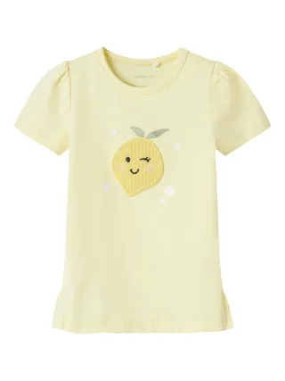 NAME IT - NBFFEVA SS TUNIC BOX pastel yellow - Gr. - 68
