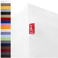 r-up Spannbettlaken Beste 90x200 bis 220x240cm erhältlich! 230 g/m², Baumwolle, Gummizug: fest eingenähtes dauerelastisches Rundumgummi, (1 Stück), (90x200-100x220, 15-35cm Matratzenhöhe, weiss)