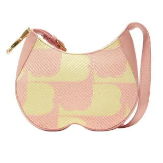 Burberry Chess Kleine Umhängetasche aus rosa Leder