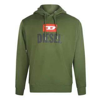 Diesel New D Logo Grüner Hoodie