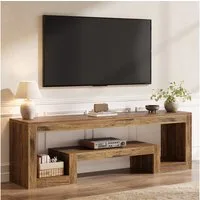 Tribesigns TV-Schrank Fernsehtisch, TV-Regal, 160 cm Lowboard für 55/60/65 Zoll Fernseher