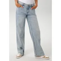 Aniston CASUAL Straight-Jeans mit trendig weitem Bein