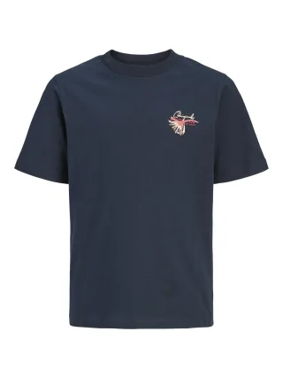 JACK&JONES - JORHYERES BACK CRAYON TEE SS CN JNR Sky Captain - Gr. - 164
