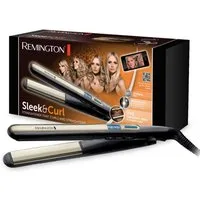 Remington Glätteisen S6500 sleek & curl Smart LCD-Anzeige Keramik
