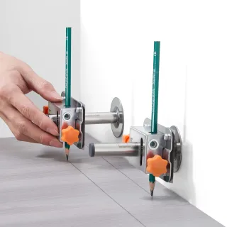 1PCS Adjustable Wood Scribe 0-70mm Parallel Line Marker Stainless Steel Drawing Tool for Woodworking Gypsum Board Cuttin