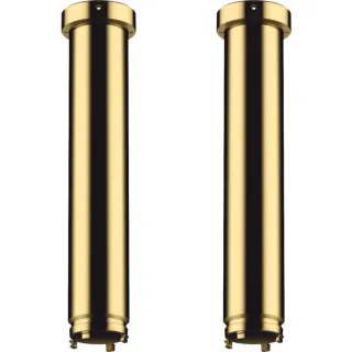 hansgrohe AXOR ShowerSolutions Verlängerung Set 13603990 230 mm für Deckenbefestigung ShowerHeaven 1200/300 4jet, Polished Gold Optic
