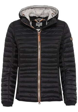 camel active - Leicht wattierte Steppjacke aus recyeltem Polyamid black - Gr. - 44