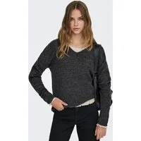 ONLY Strickpullover ONLCAMILLA V-NECK L/S PULLOVER KNT NOOS
