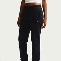 Nike Sportswear Jogginghose W NK STDO FLC MW MR STD CF PNT mit sportlichem Look, aus weicher Sweatware, normal-weite Form