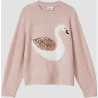 s.Oliver Longpullover Strickpullover Weicher Strickpullover mit Pailletten