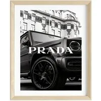 JUSTGOODMOOD Poster Premium ® Prada Poster · Mercedes G-Klasse · ohne Rahmen, (1 St), Poster in verschiedenen Größen verfügbar