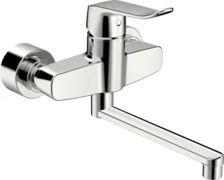 Hansa Waschtischarmatur HANSACLINICA 0153 Bed.he. lang Ausld. 277 mm DN15 chr 1536283