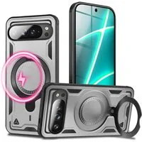 Nalia Smartphone-Hülle Google Pixel 10 Pro XL 17,3 cm (6,8 Zoll), Military Armor Case / MagSafe / Extrem Schutz / 360° Ring / Outdoor