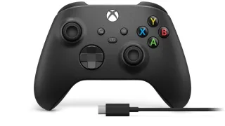 Microsoft Xbox Wireless Controller [für Series S|X] carbon black inkl. USB-C-Kabel