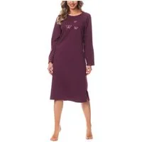 Merry Style Nachthemd Damen Langarm Nachthemd 91LW1 (1-tlg)