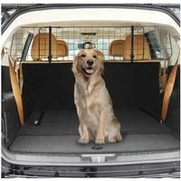 PawHut Hundegitter verstellbares Hundeschutzgitter (Trenngitter, 1 St., Haustierschutzgitter), Metall schwarz 91–152 x 0,6 x 30 cm