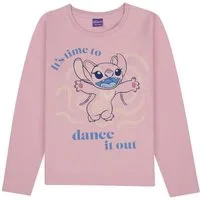 ONOMATO! Langarmshirt Stitch Kinder Mädchen T-Shirt Longsleeve Langarm-Shirt
