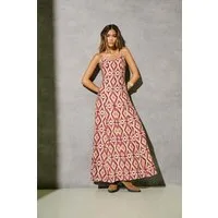 ONLY Sommerkleid ONLSTACY MIKASI LONG STRAP DRESS WVN Viskosemischung