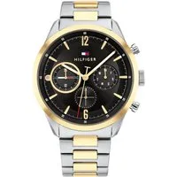 Tommy Hilfiger Multifunktionsuhr MATTHEW 1791944, Quarzuhr, Armbanduhr, Herrenuhr, Datum, Edelstahlarmband