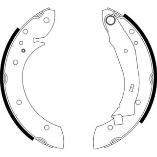 Textar Bremsbacken hinten Citroen Peugeot Proton