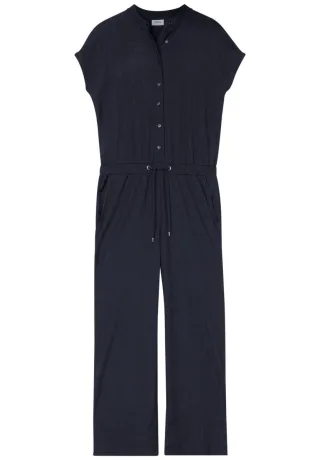 Cecil - Jumpsuit mit Struktur blau - Gr. - XL/28