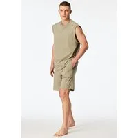 Schiesser Shorty Modern Nightwear (2 tlg) mit Rundhalsausschnitt und ärmellos, leichter Oversize-Fit