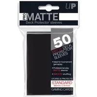 UltraPRO Sammelkarte 50 Card Protector Sleeves : Pro-Matte - schwarz / black